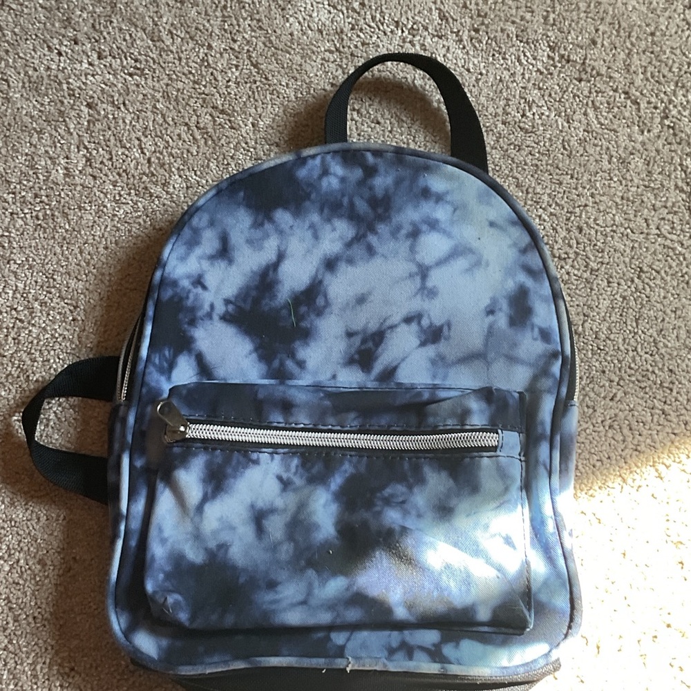 Blue Tie-Dye Backpack